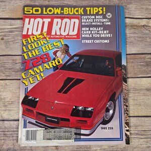 Hot Rod December 1981 Magazine With Camaro Z28 Cover